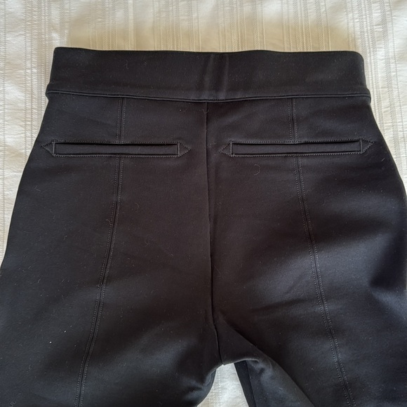 NWOT Spanx black stretch ponte slim pants XS - Picture 3 of 7